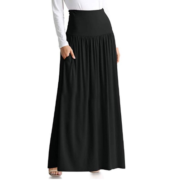 long skirts with pockets